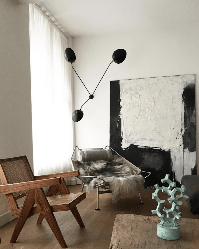 Serge Mouille Ceiling Lamp B - Cueteks