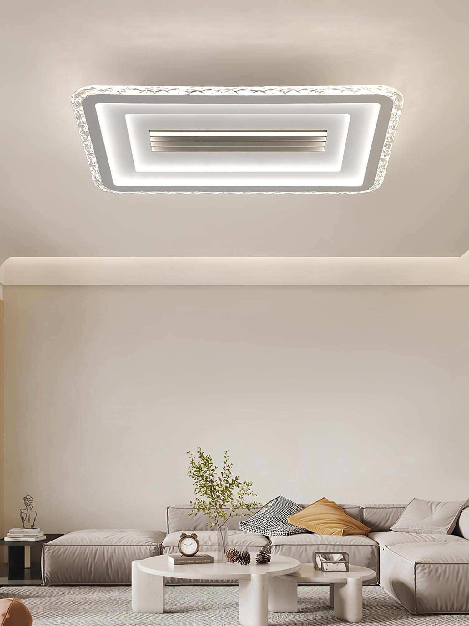 Acrylic Ultrathin Rectangle Ceiling Lamp - Cueteks