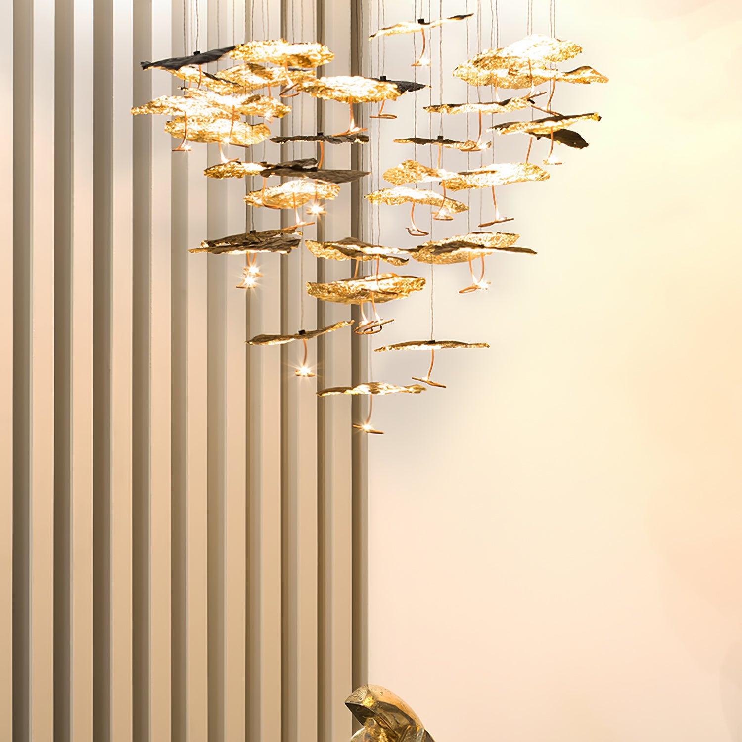 Brass Aviary Constellation Chandelier - Cueteks