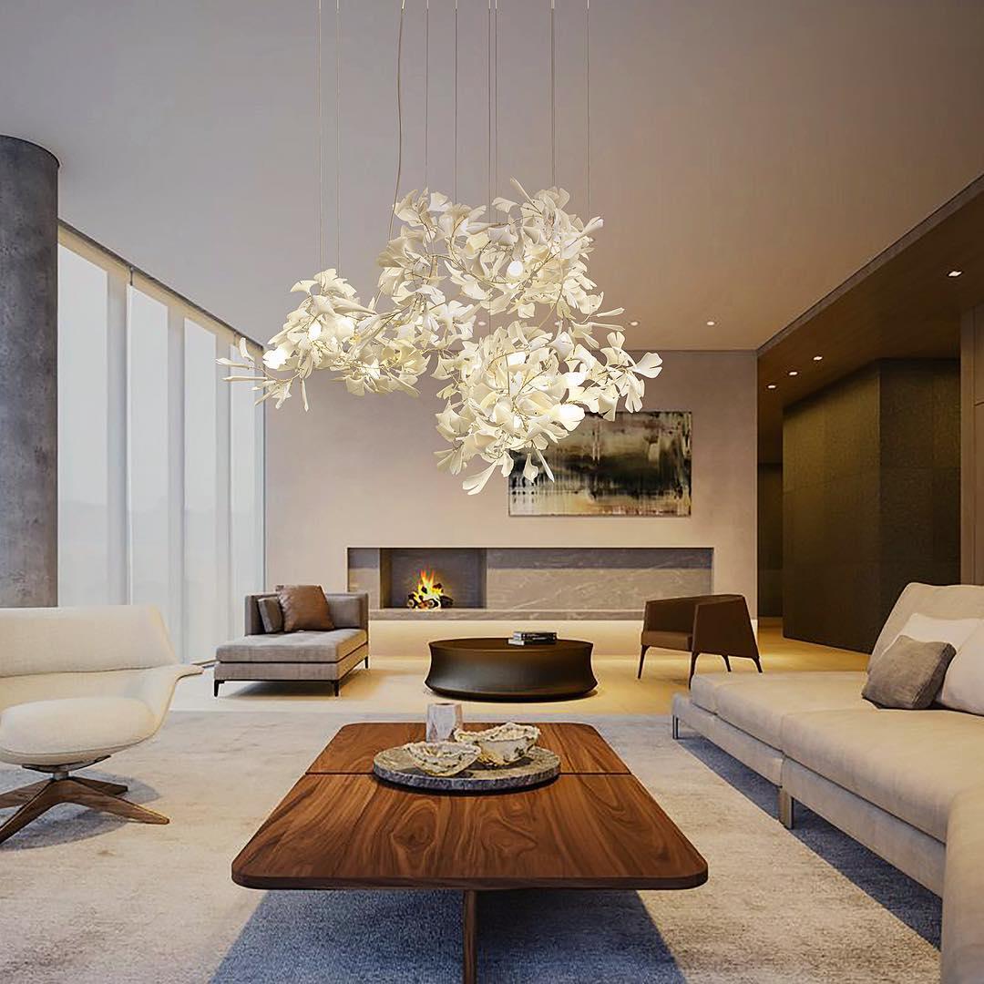 Gingko Chandelier C - Cueteks