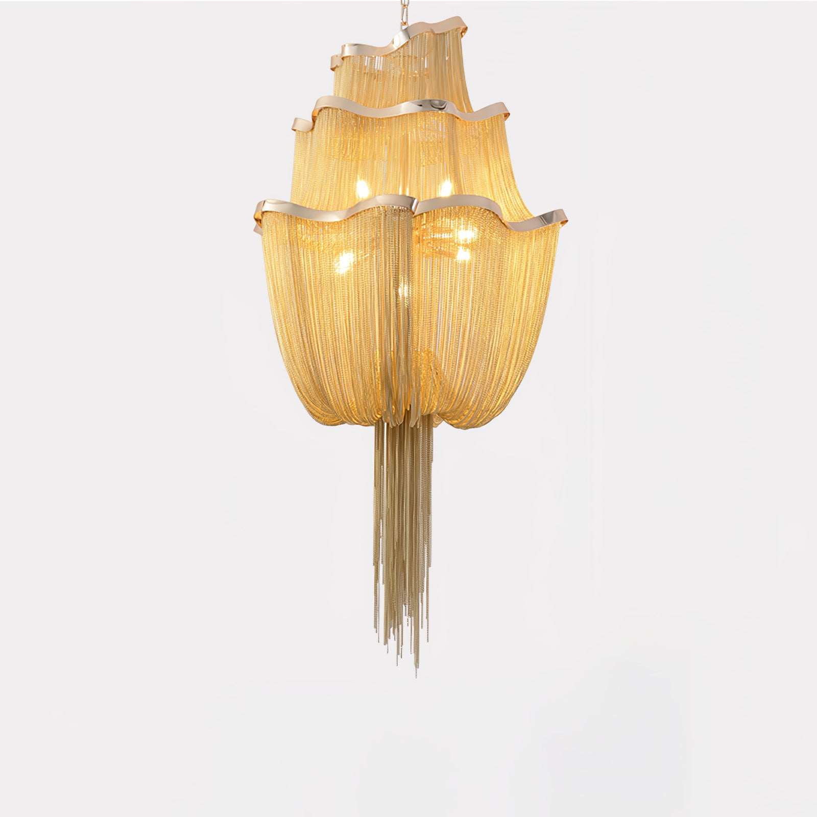 Chains Shimmering Chandelier - Cueteks