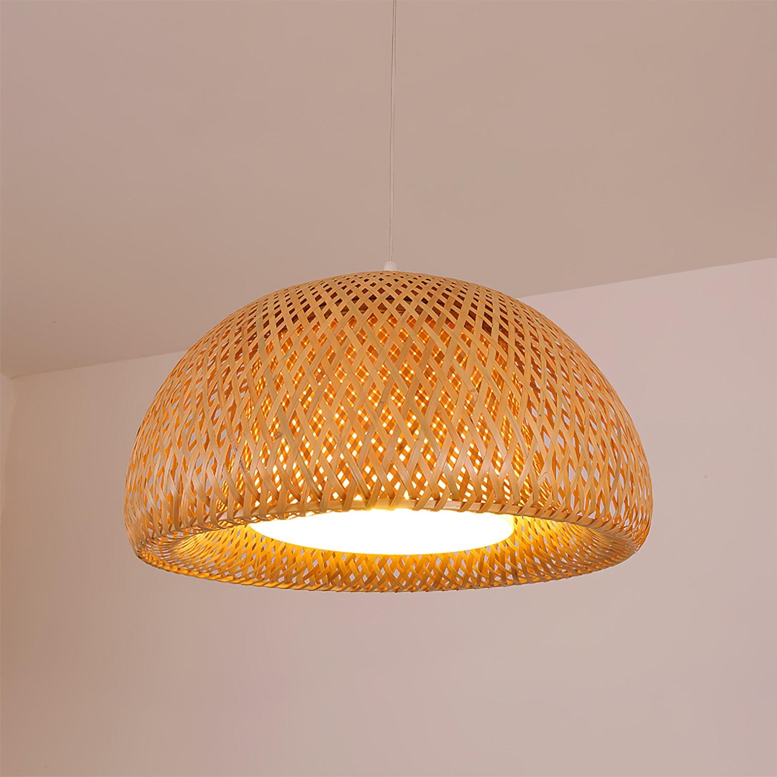 Zenith Bamboo Pendant Light - Cueteks