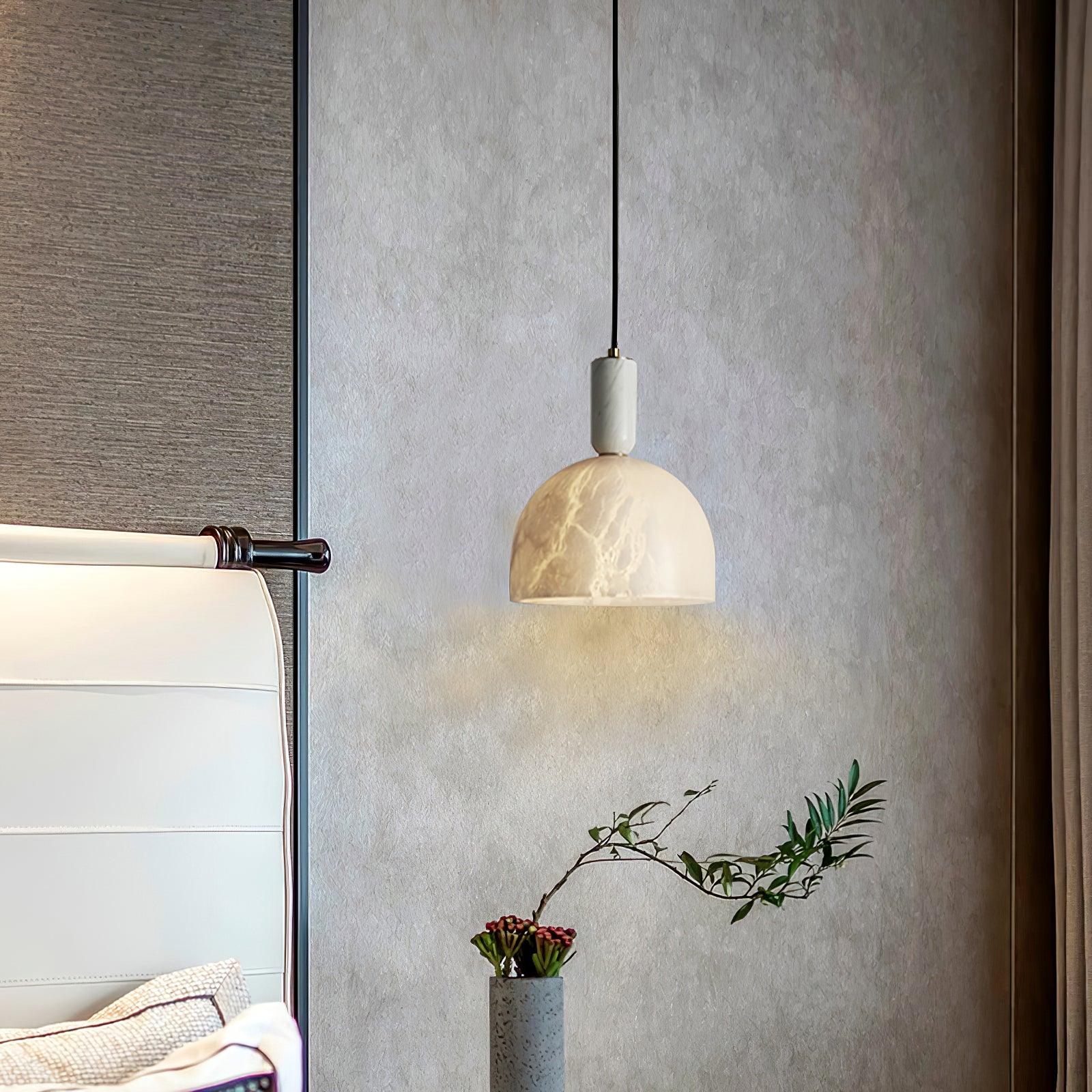 Blair Alabaster Pendant Light - Cueteks