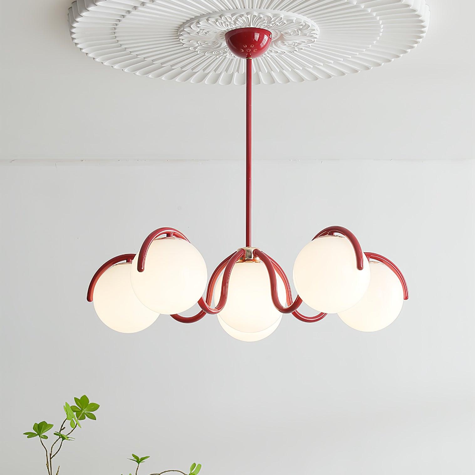 Reedway Curve Linear Chandelier - Cueteks