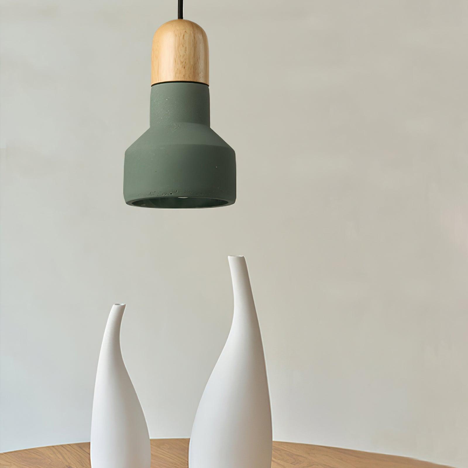 Nessa Wood Pendant Light - Cueteks