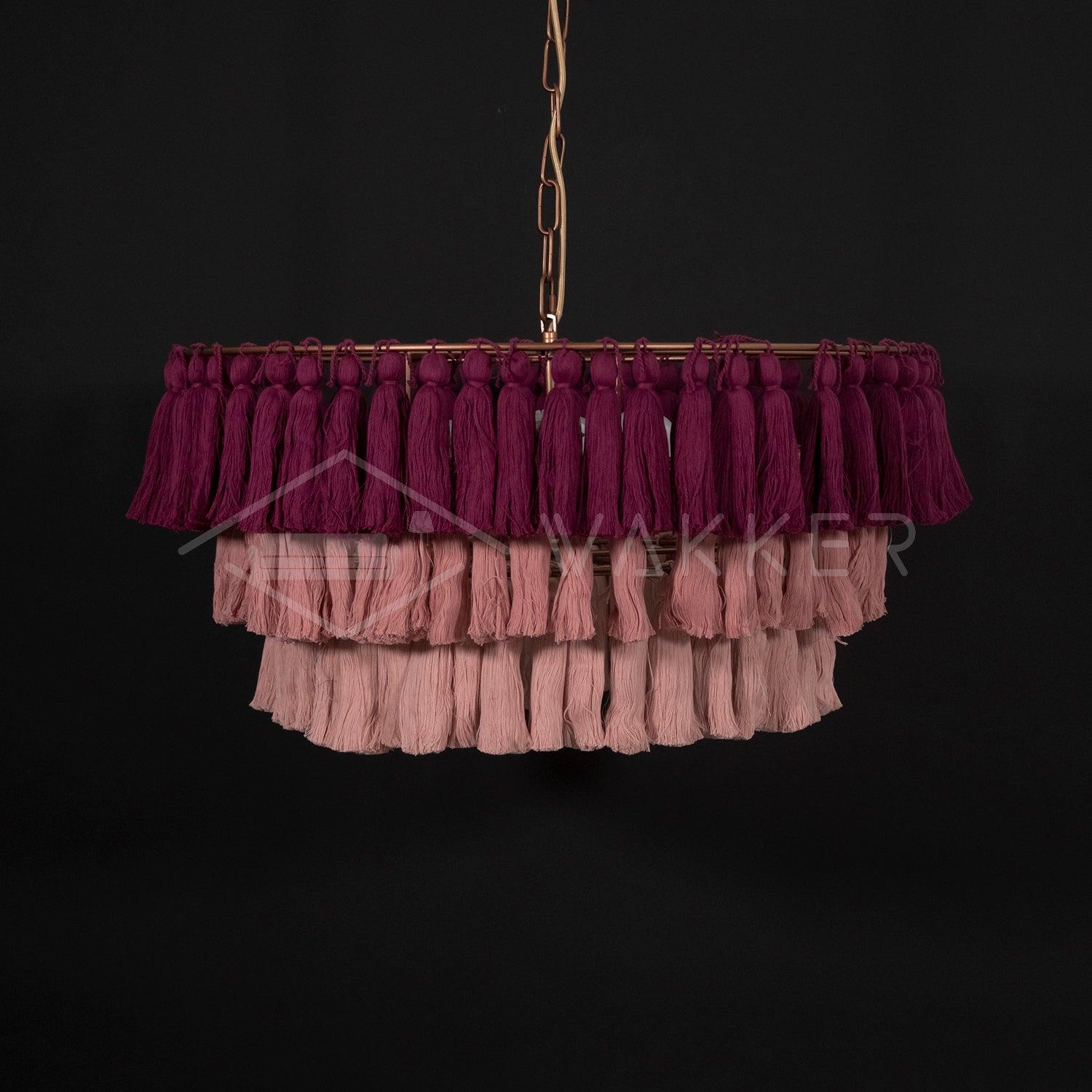 Fela Tassel Chandelier - Cueteks