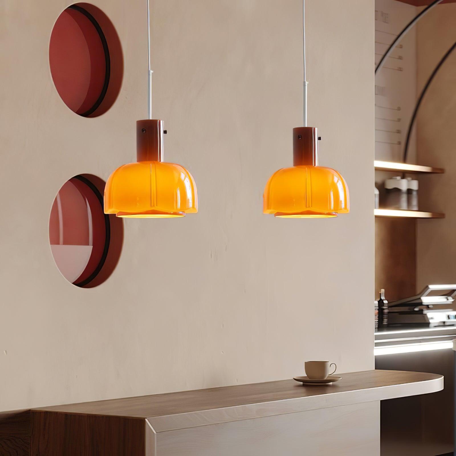 Lumina Petal Glass Pendant Light - Cueteks