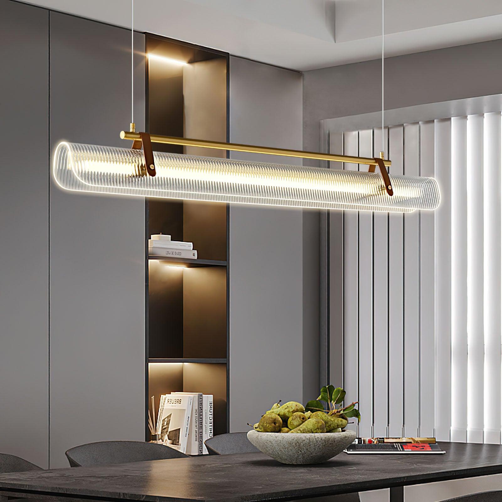 Acrylic Linear Chandelier - Cueteks