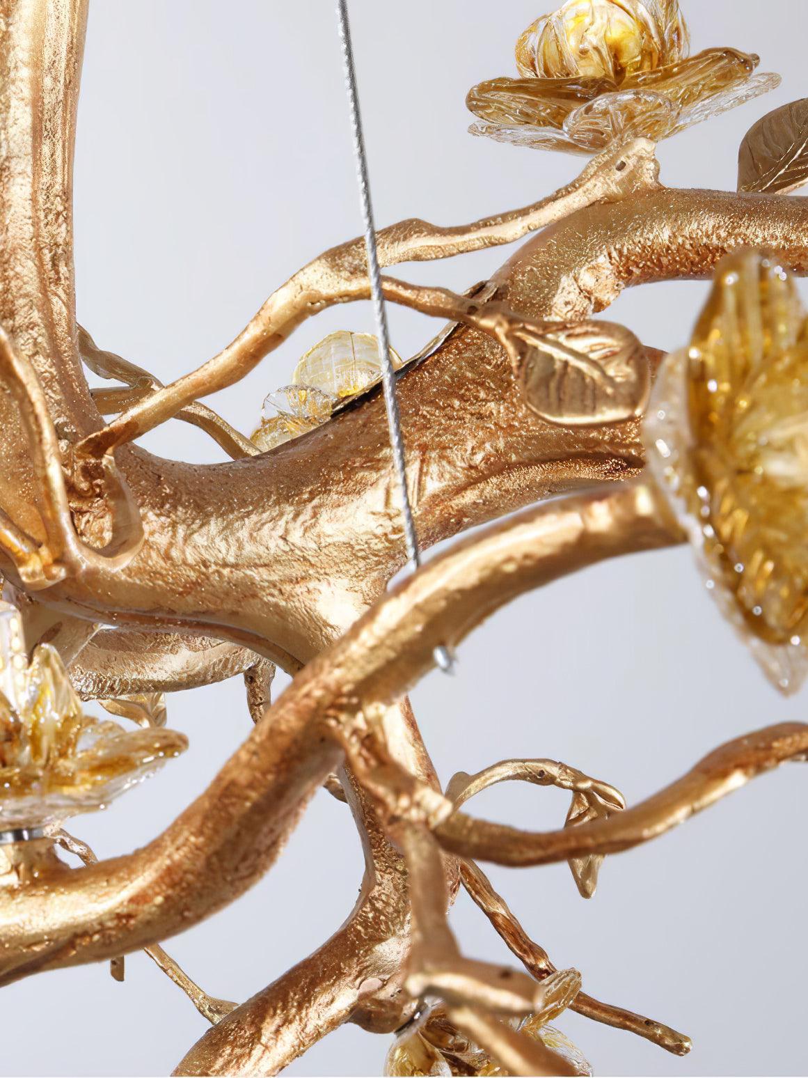 Tree Branches Flower Ceiling Lamp - Cueteks