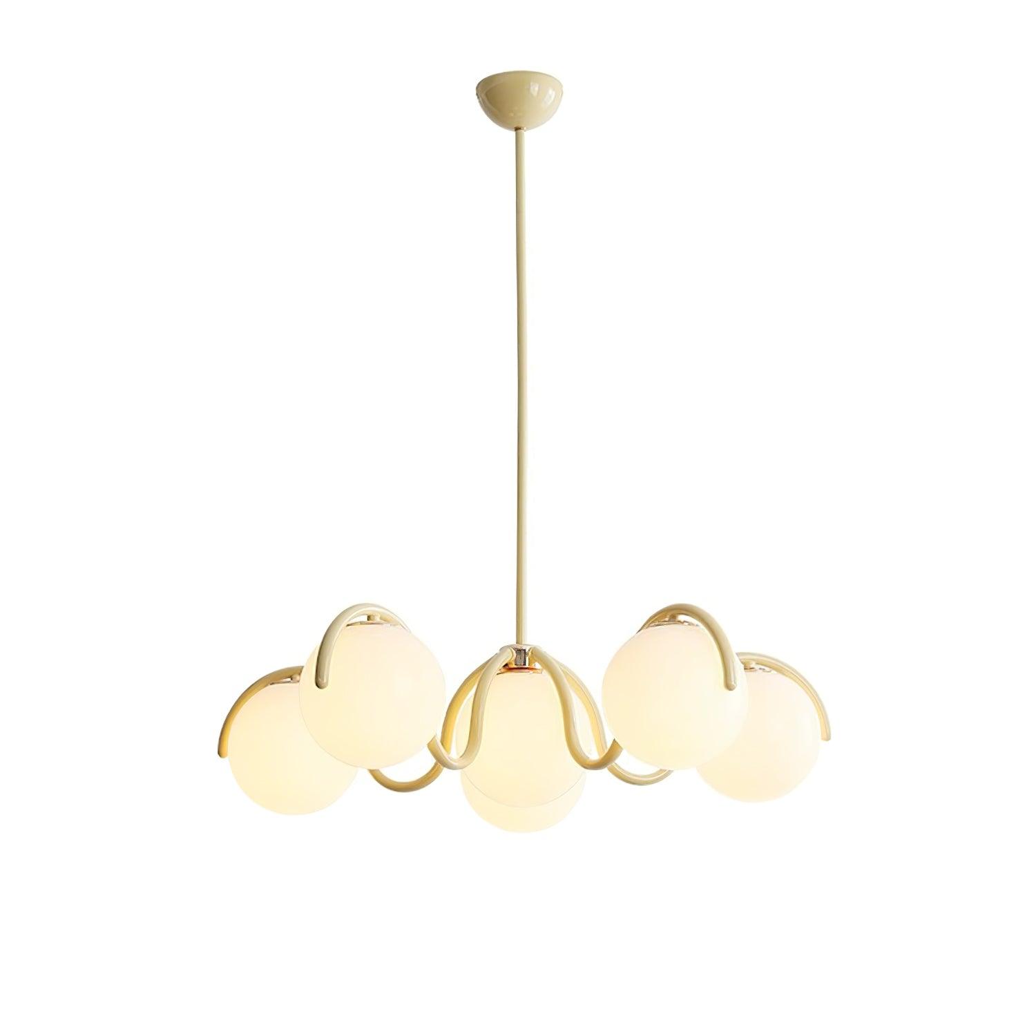 Reedway Curve Linear Chandelier - Cueteks
