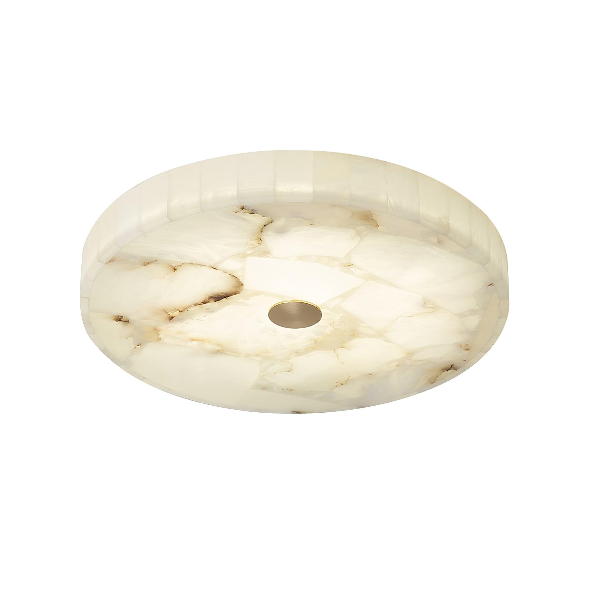 Round Alabaster Ceiling Lamp - Cueteks