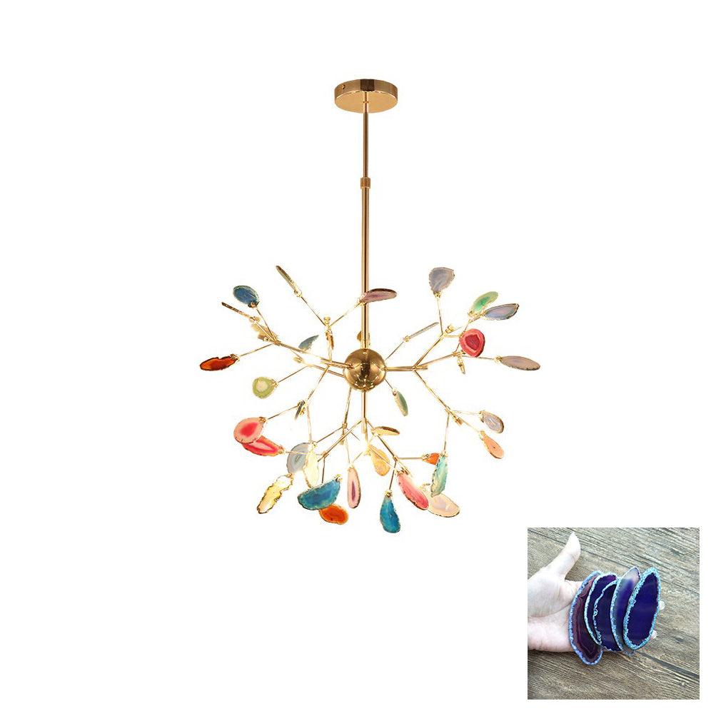 Agate Flake Chandelier - Cueteks