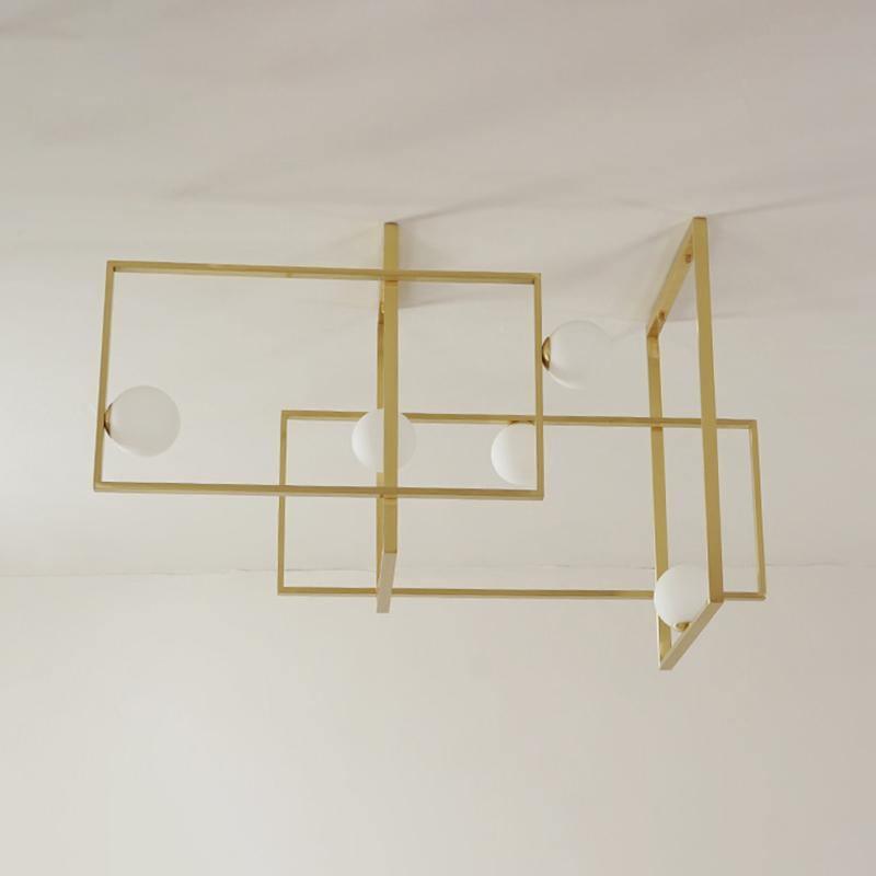 Mondrian Glass Ceiling Light - Cueteks