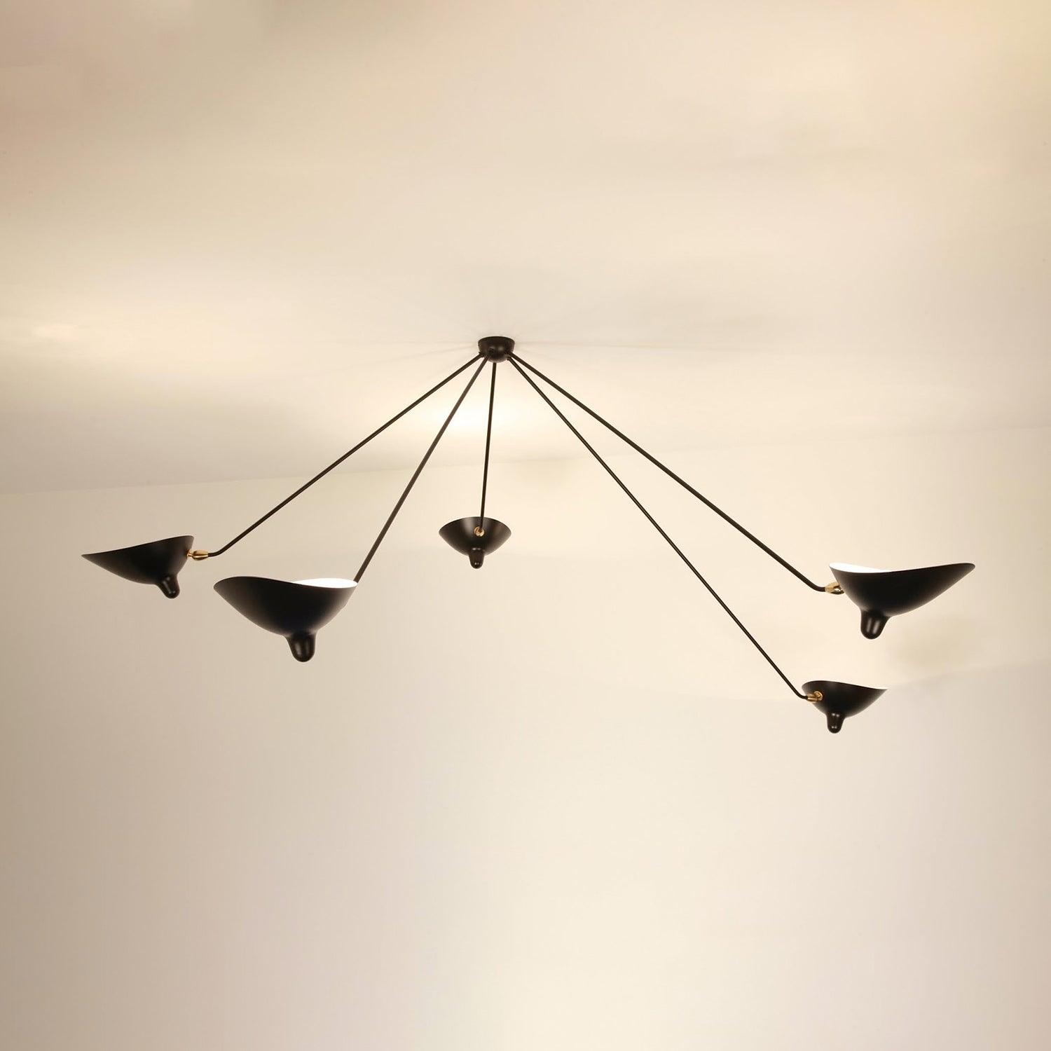 Serge Mouille Ceiling Lamp B - Cueteks