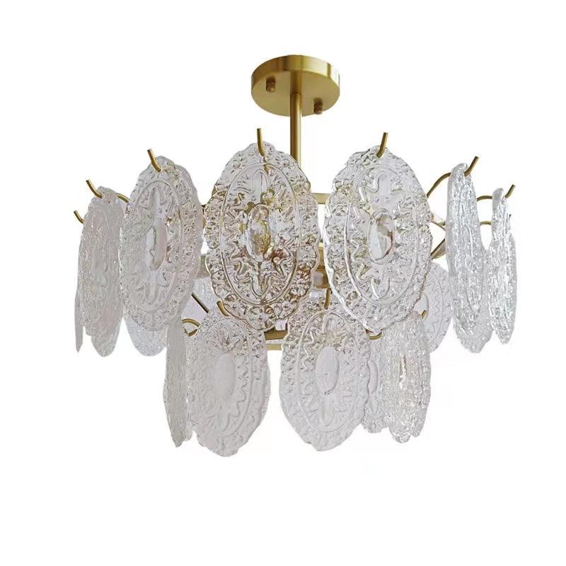 Wave Glass Chandelier - Cueteks