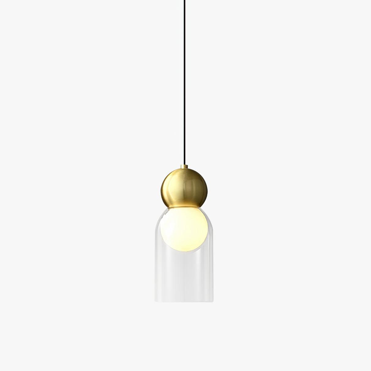 Dani Brass Pendant Lamp - Cueteks