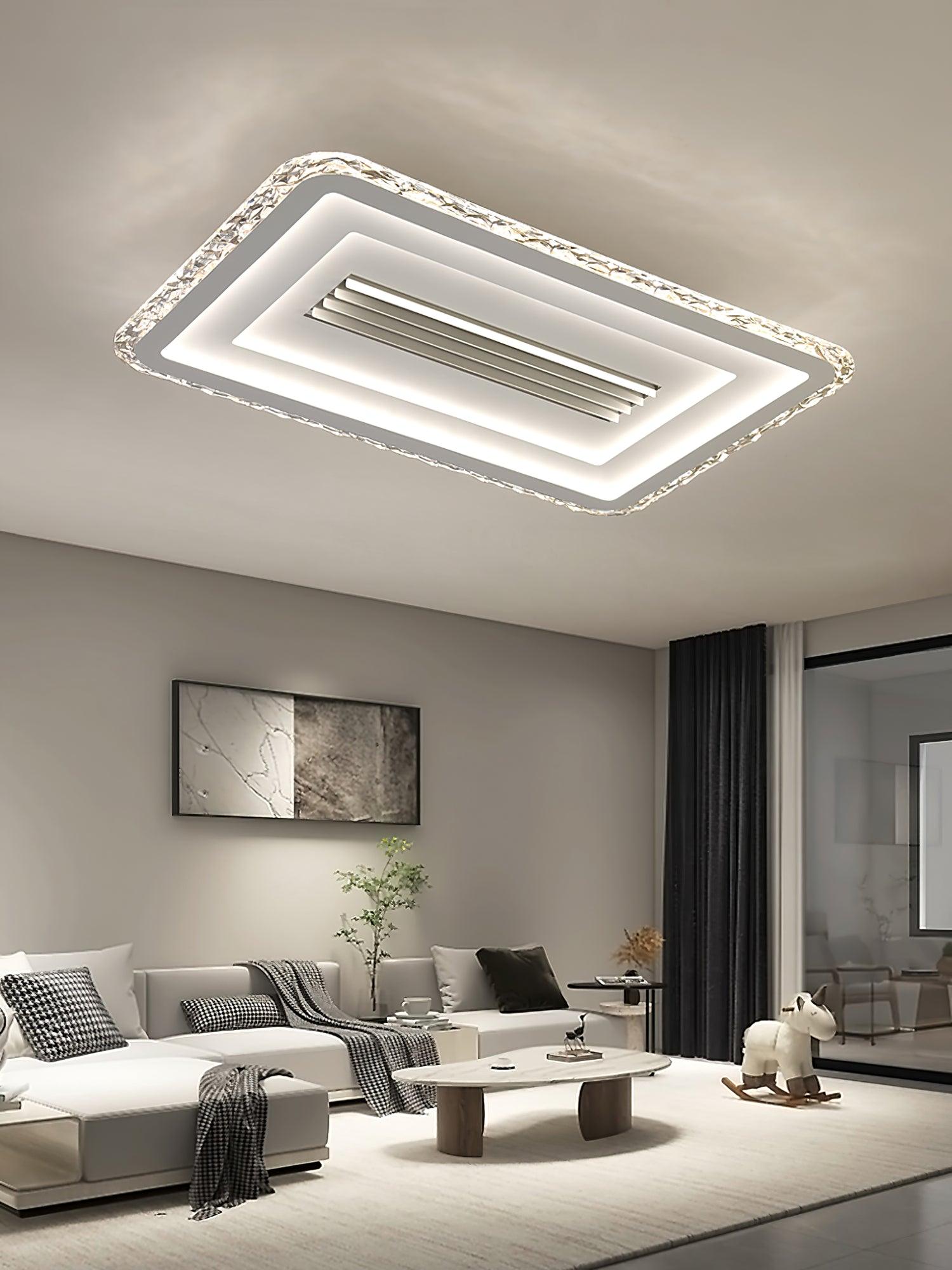 Acrylic Ultrathin Rectangle Ceiling Lamp - Cueteks
