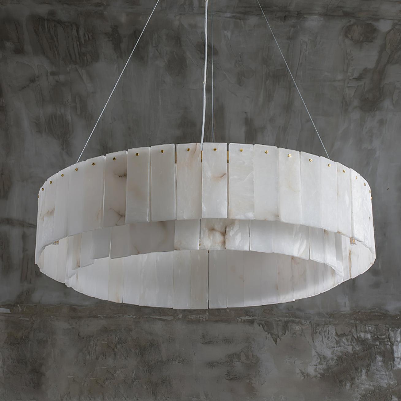 Rock Alabaster Chandelier - Cueteks