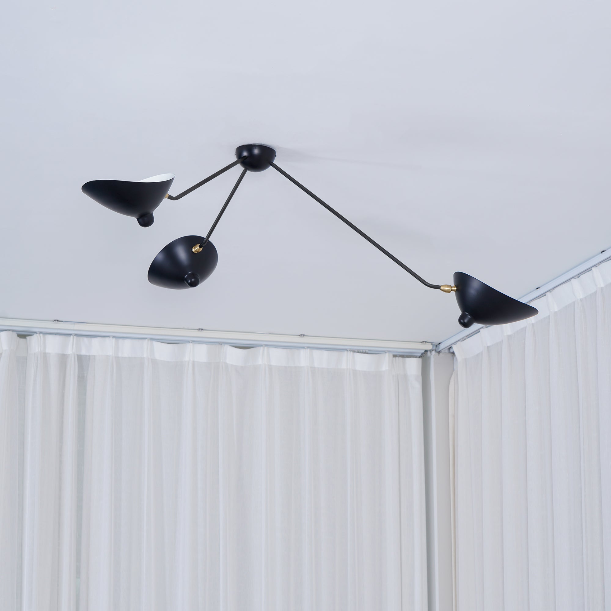 Serge Mouille Ceiling Lamp B - Cueteks