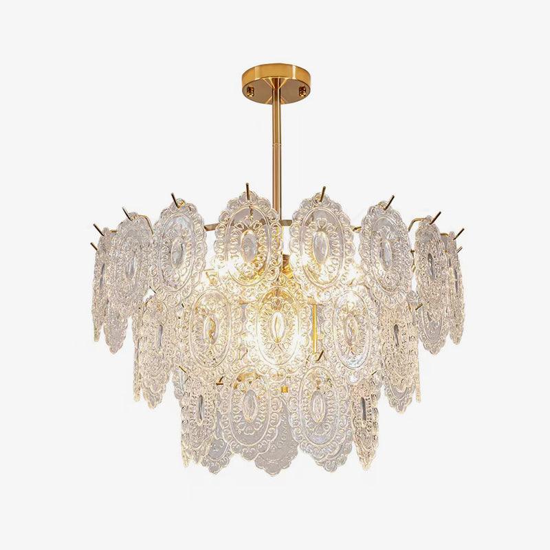 Wave Glass Chandelier - Cueteks