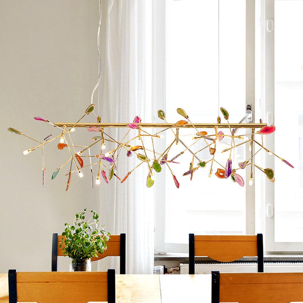 Agate Flake Chandelier - Cueteks
