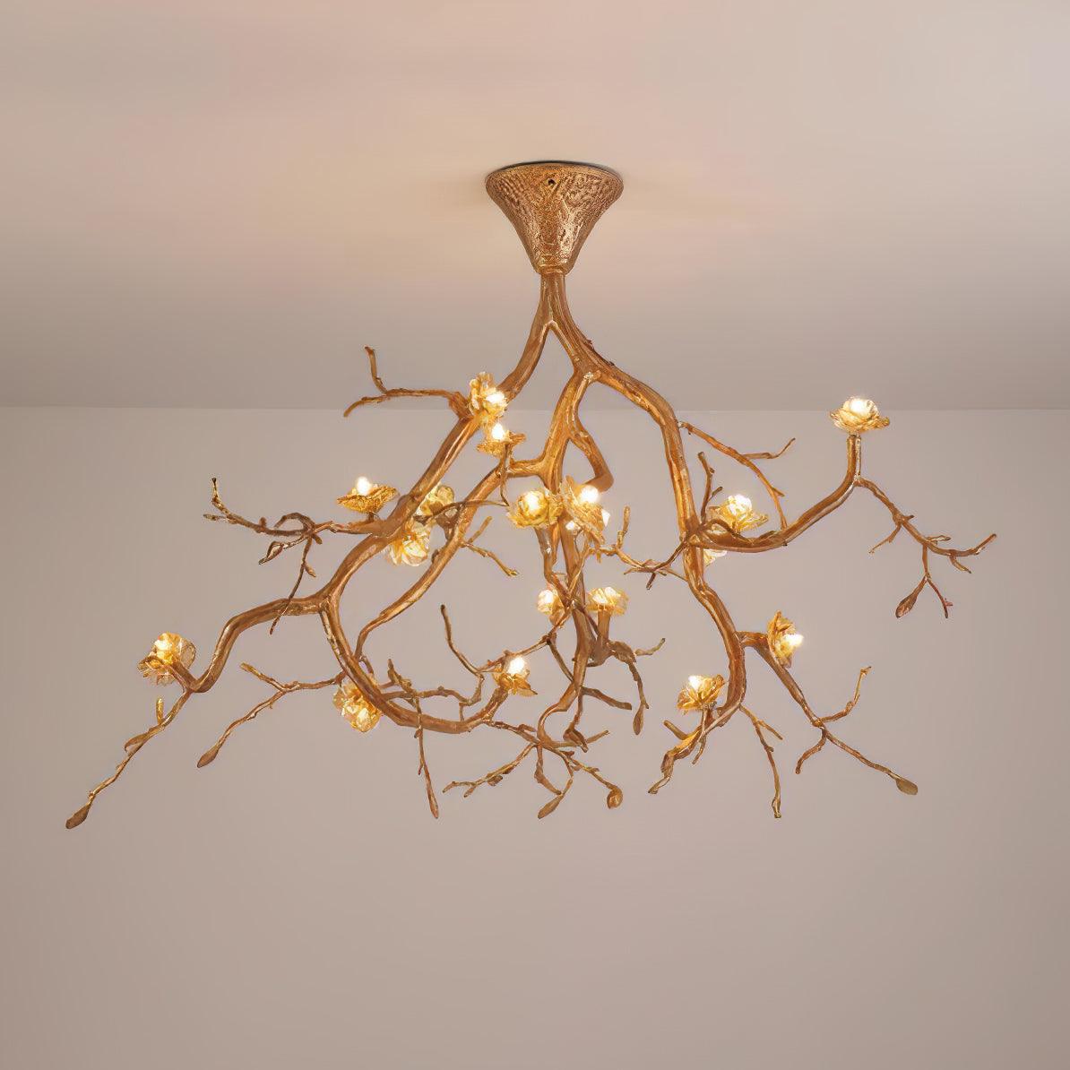 Tree Branches Flower Ceiling Lamp - Cueteks