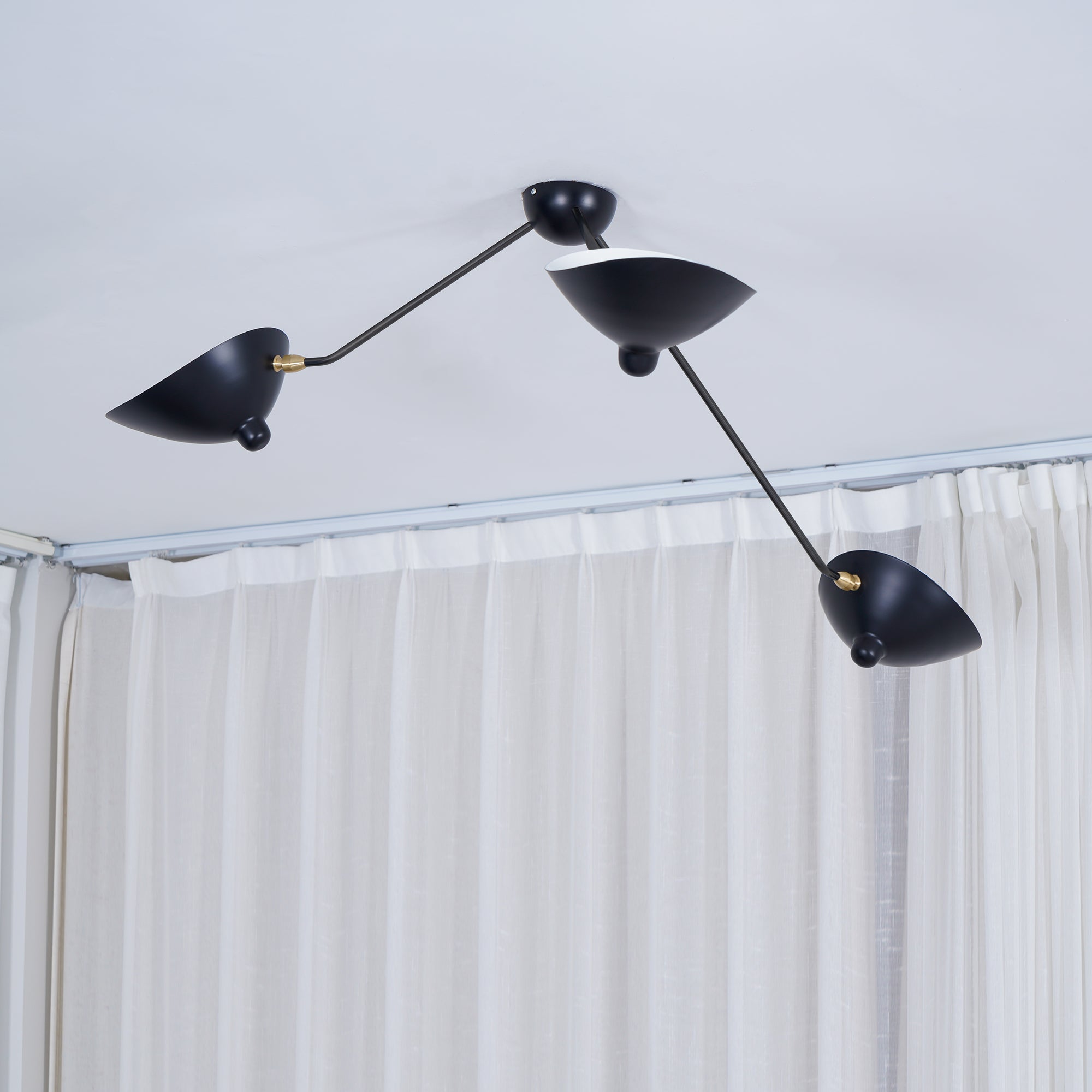 Serge Mouille Ceiling Lamp B - Cueteks