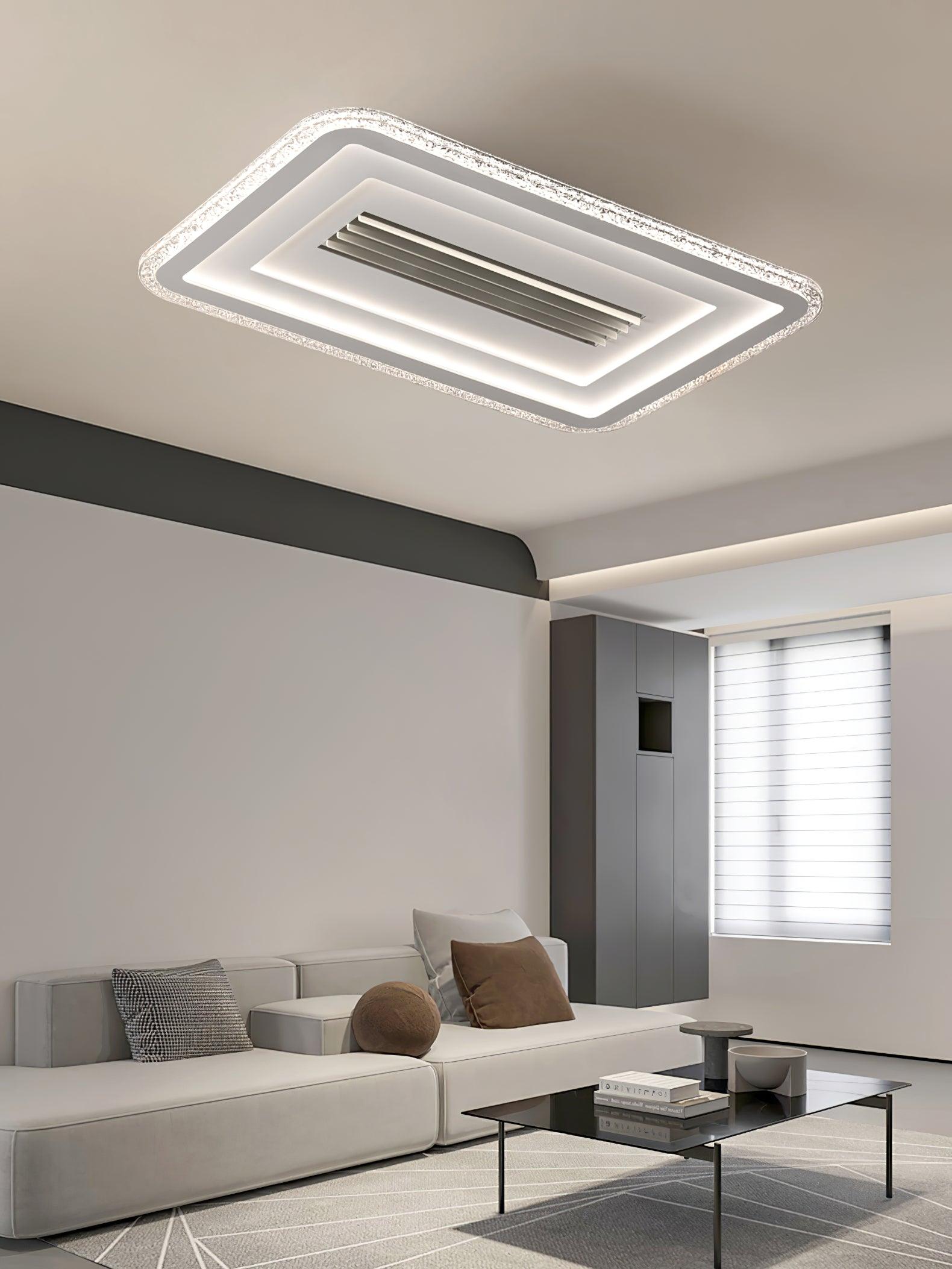 Acrylic Ultrathin Rectangle Ceiling Lamp - Cueteks