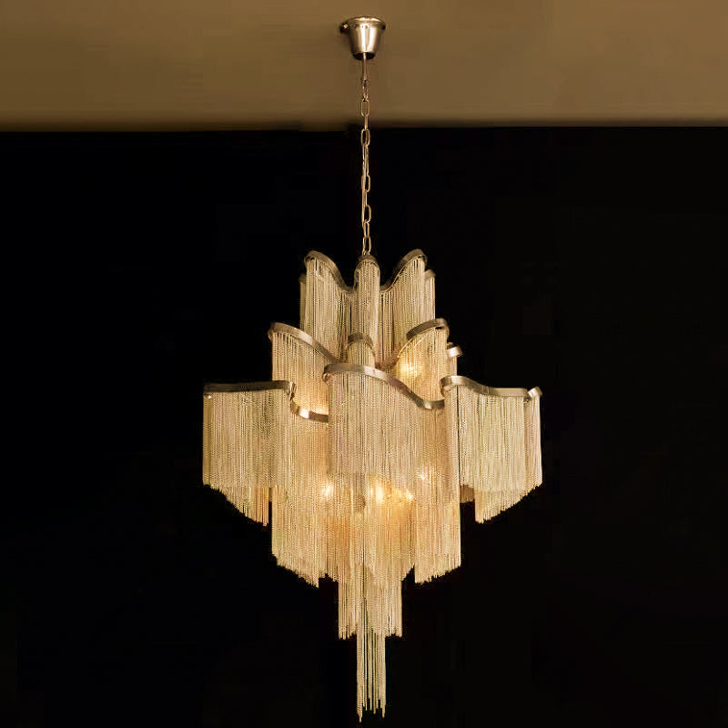 Stream Chain Chandelier - Cueteks