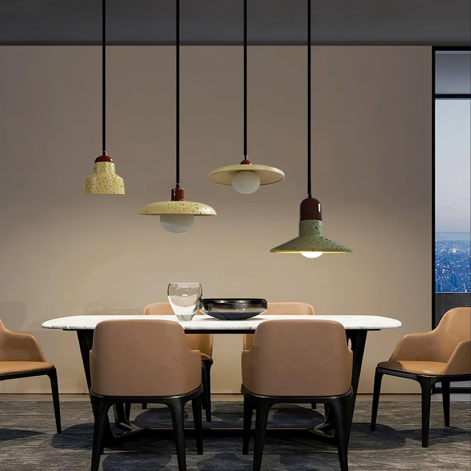 Revi Cement Pendant Light - Cueteks