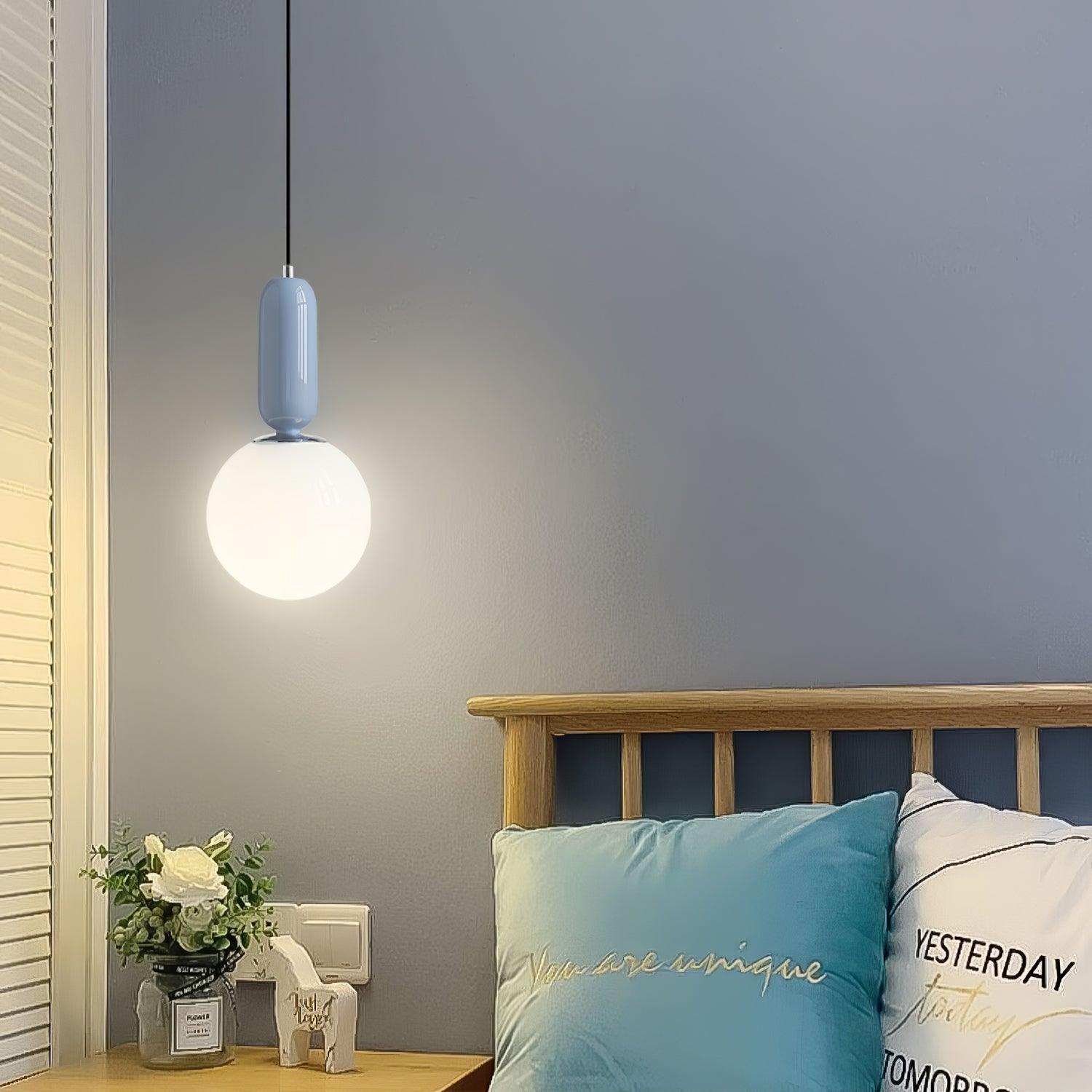 Glass Globe Ball Pendant Light - Cueteks