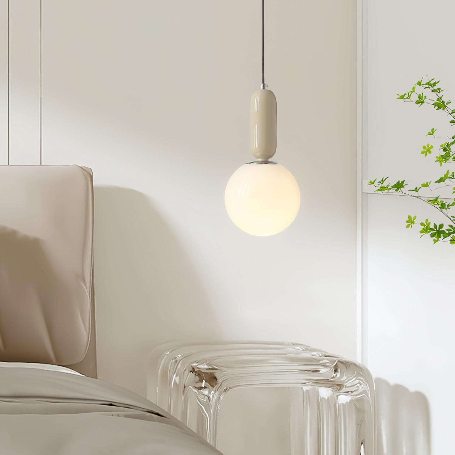 Glass Globe Ball Pendant Light - Cueteks