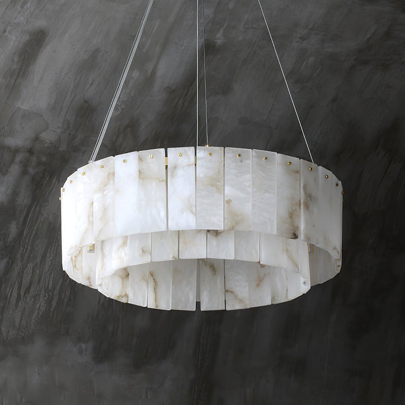 Rock Alabaster Chandelier - Cueteks