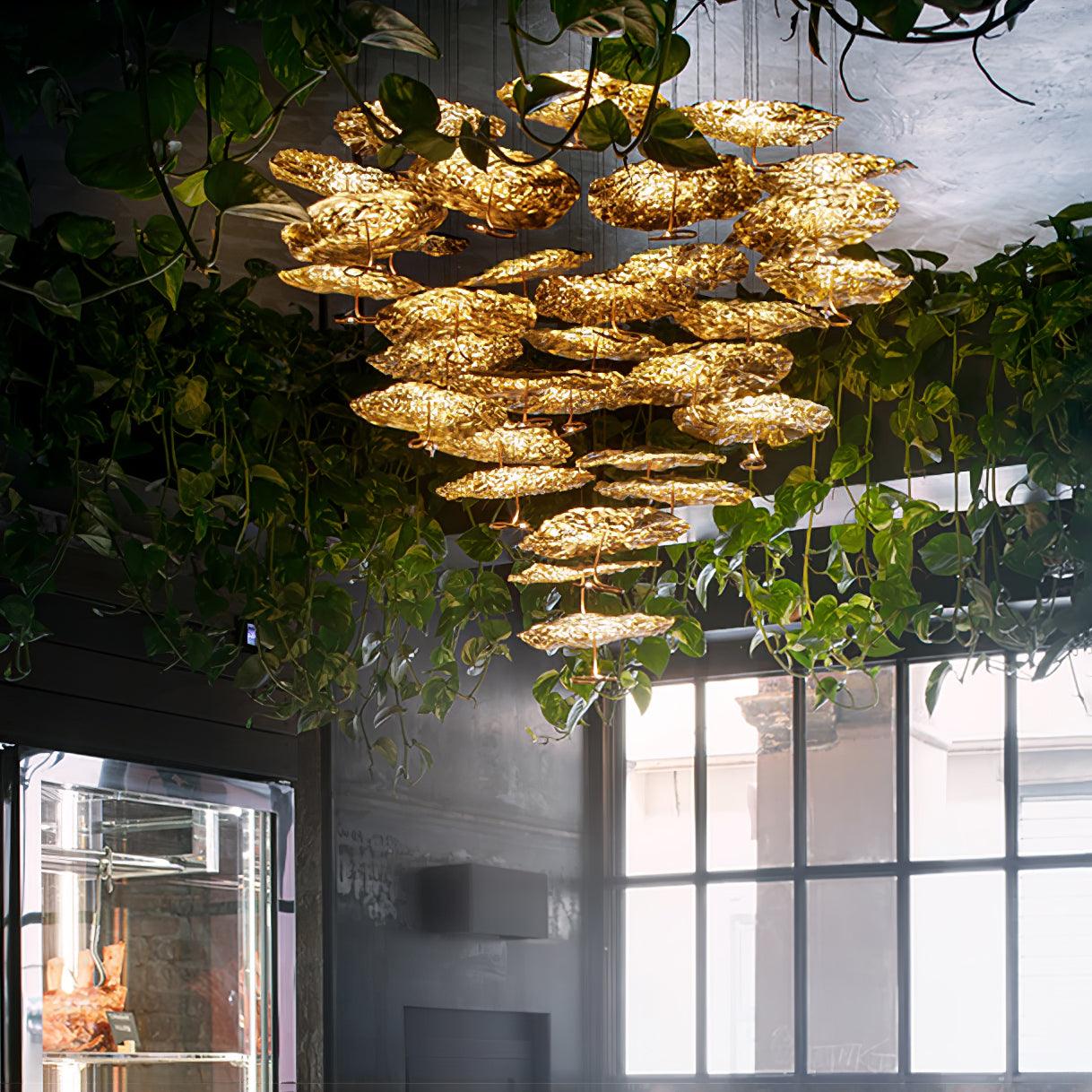Brass Aviary Constellation Chandelier - Cueteks