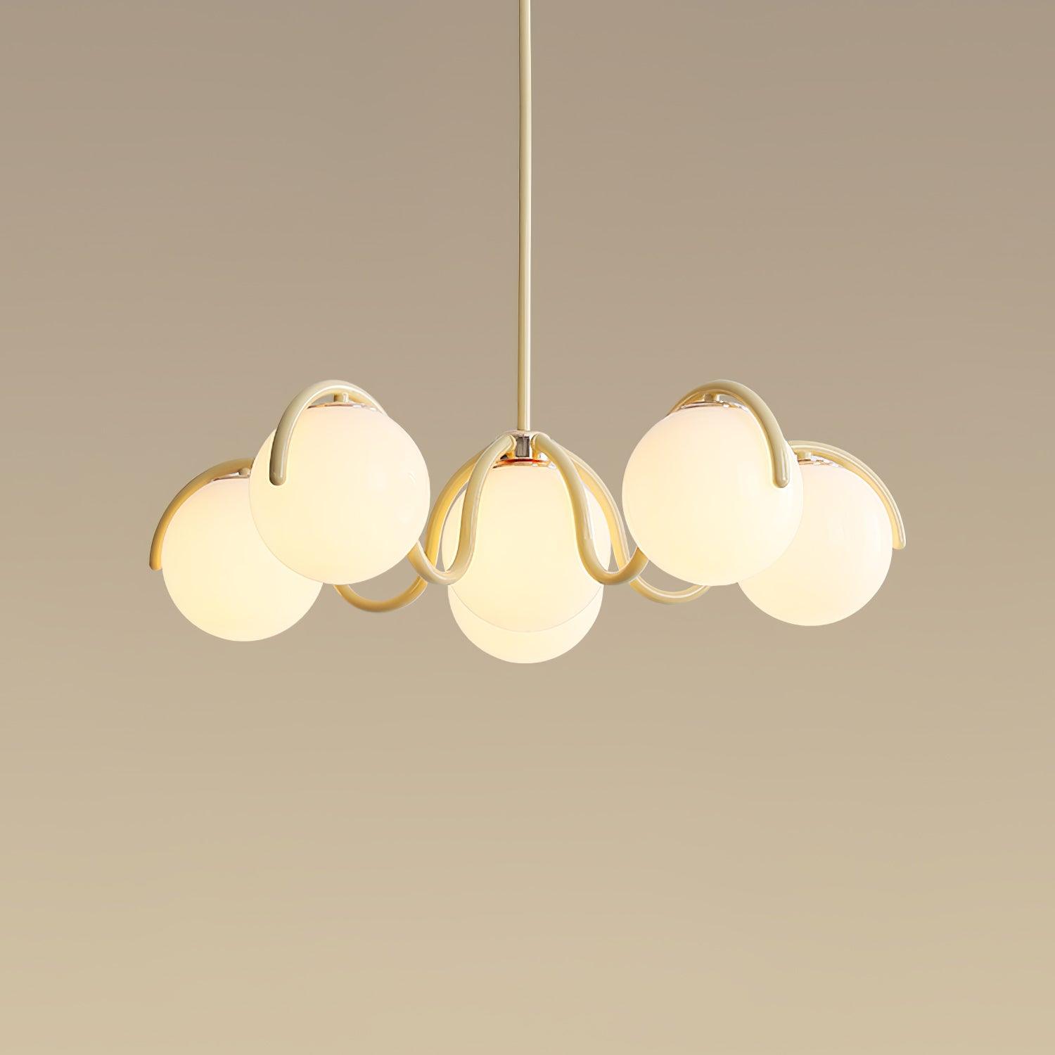 Reedway Curve Linear Chandelier - Cueteks