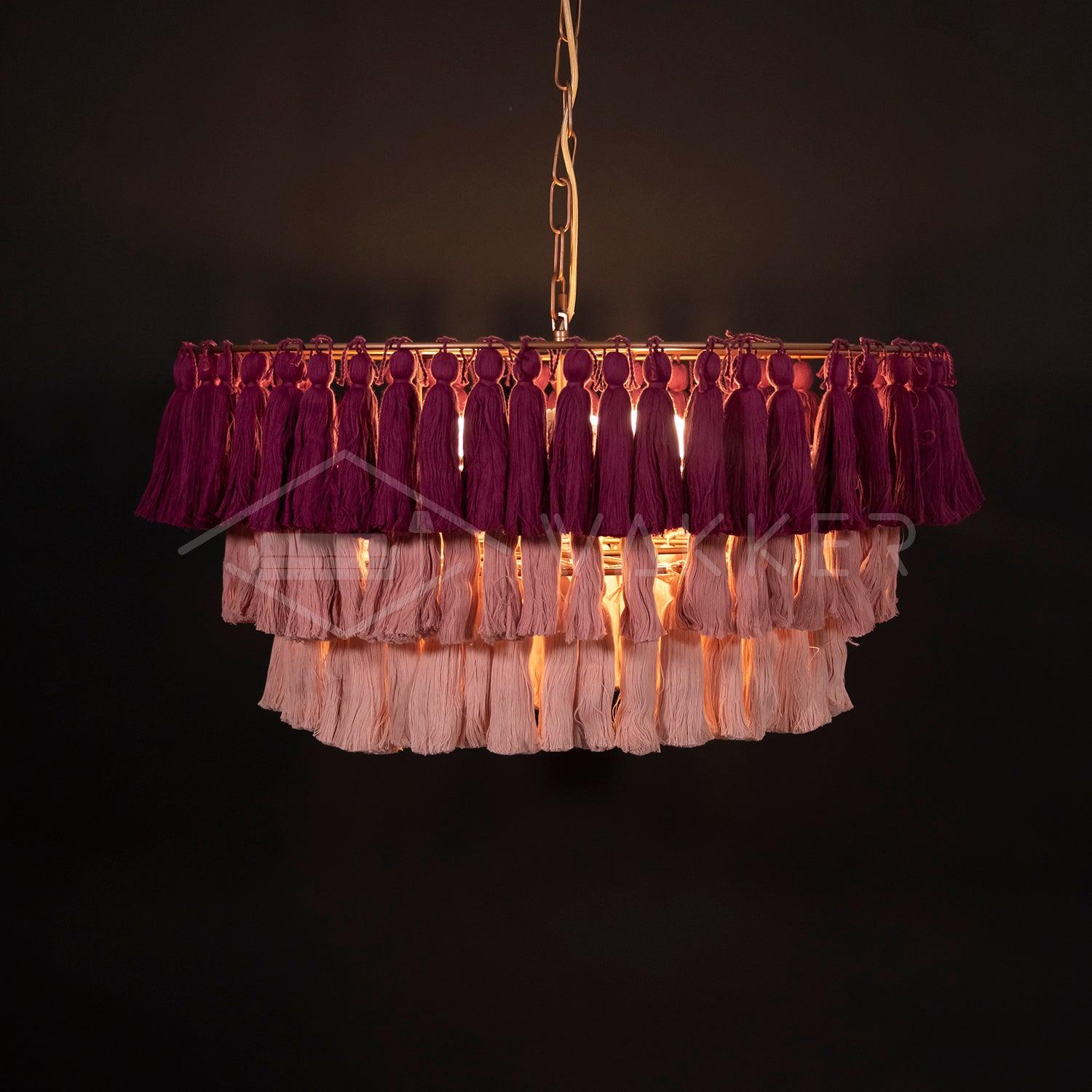 Fela Tassel Chandelier - Cueteks