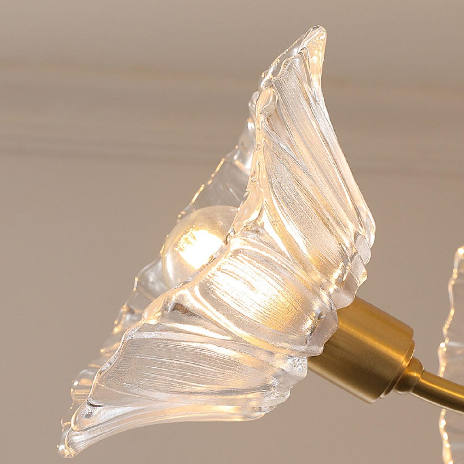 Kalin Flower Glass Ceiling Lamp - Cueteks