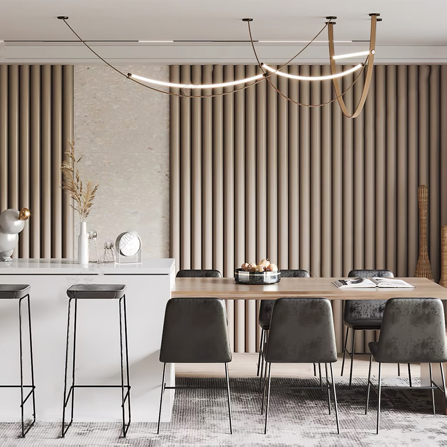 Belt pendant light
