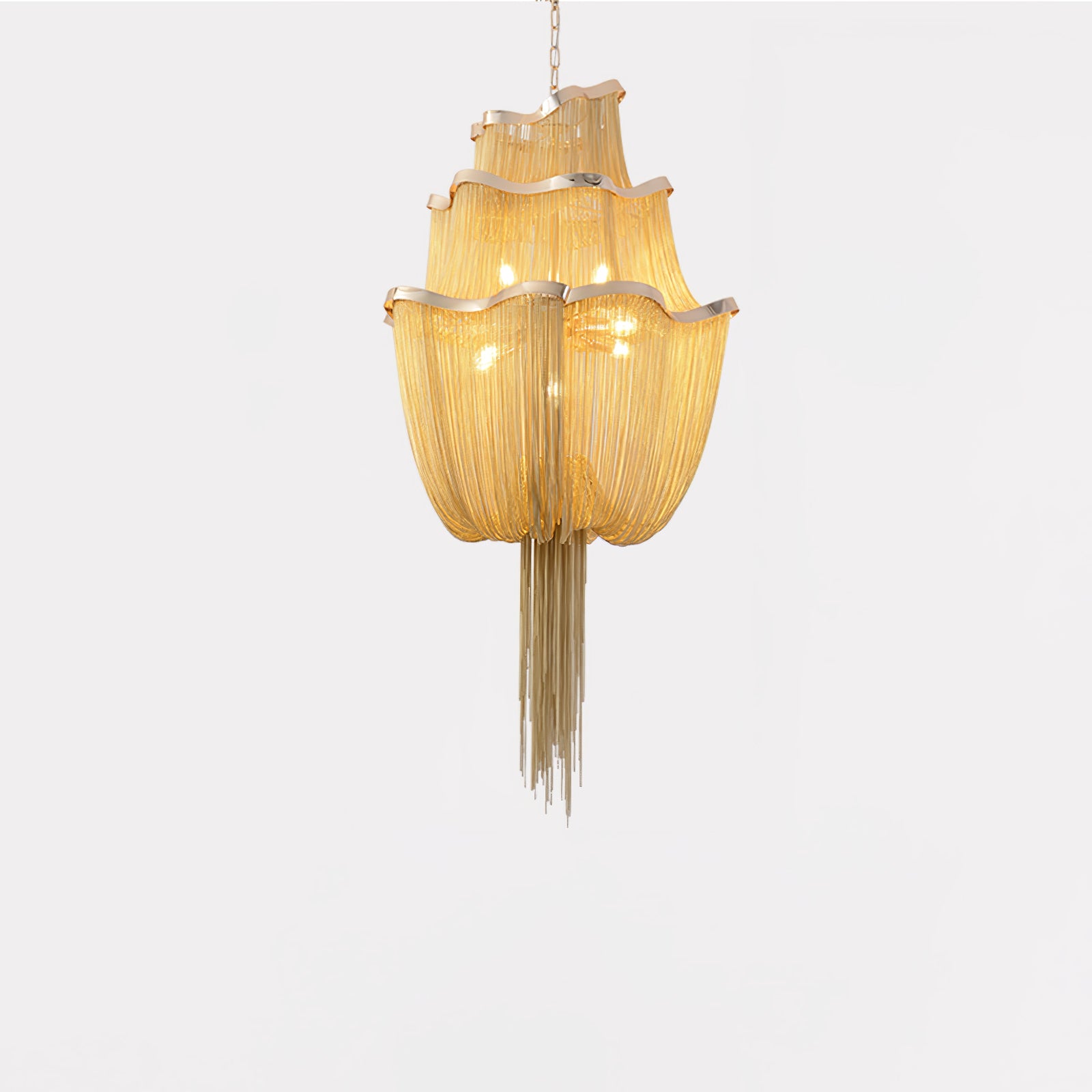 Chains Shimmering Chandelier - Cueteks