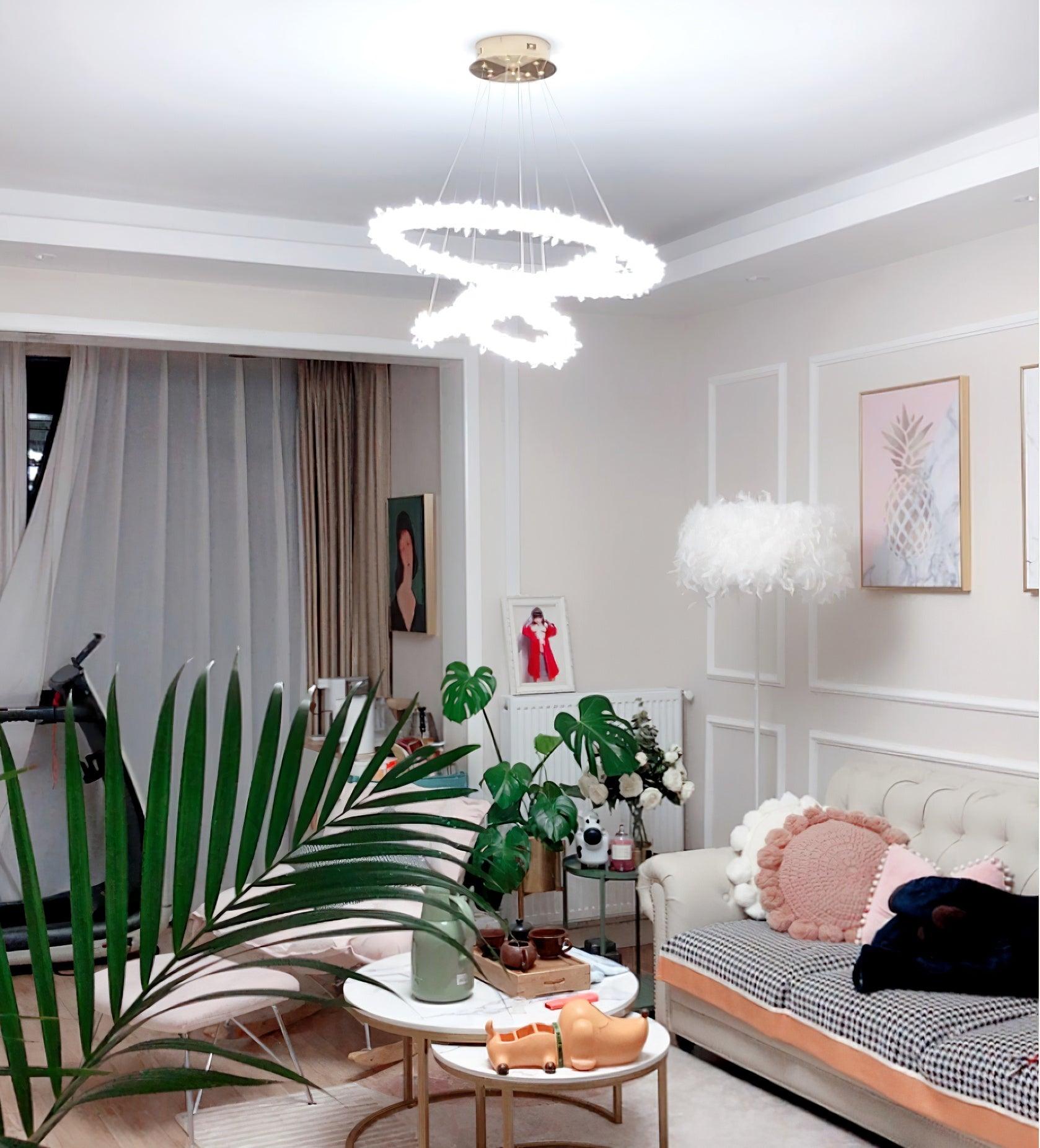 Ring Crystal Chandeliers - Cueteks