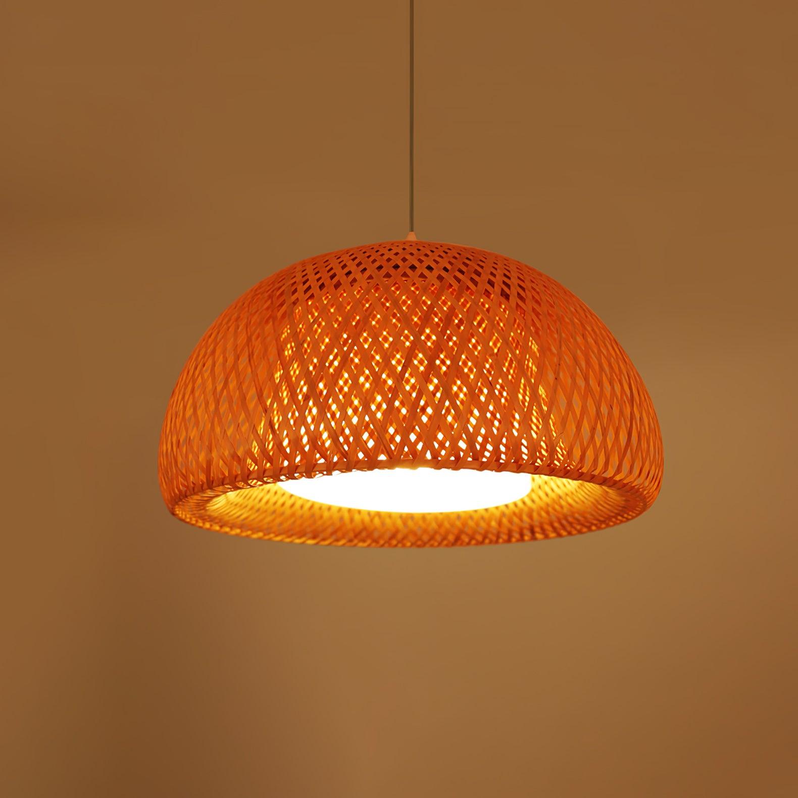 Zenith Bamboo Pendant Light - Cueteks