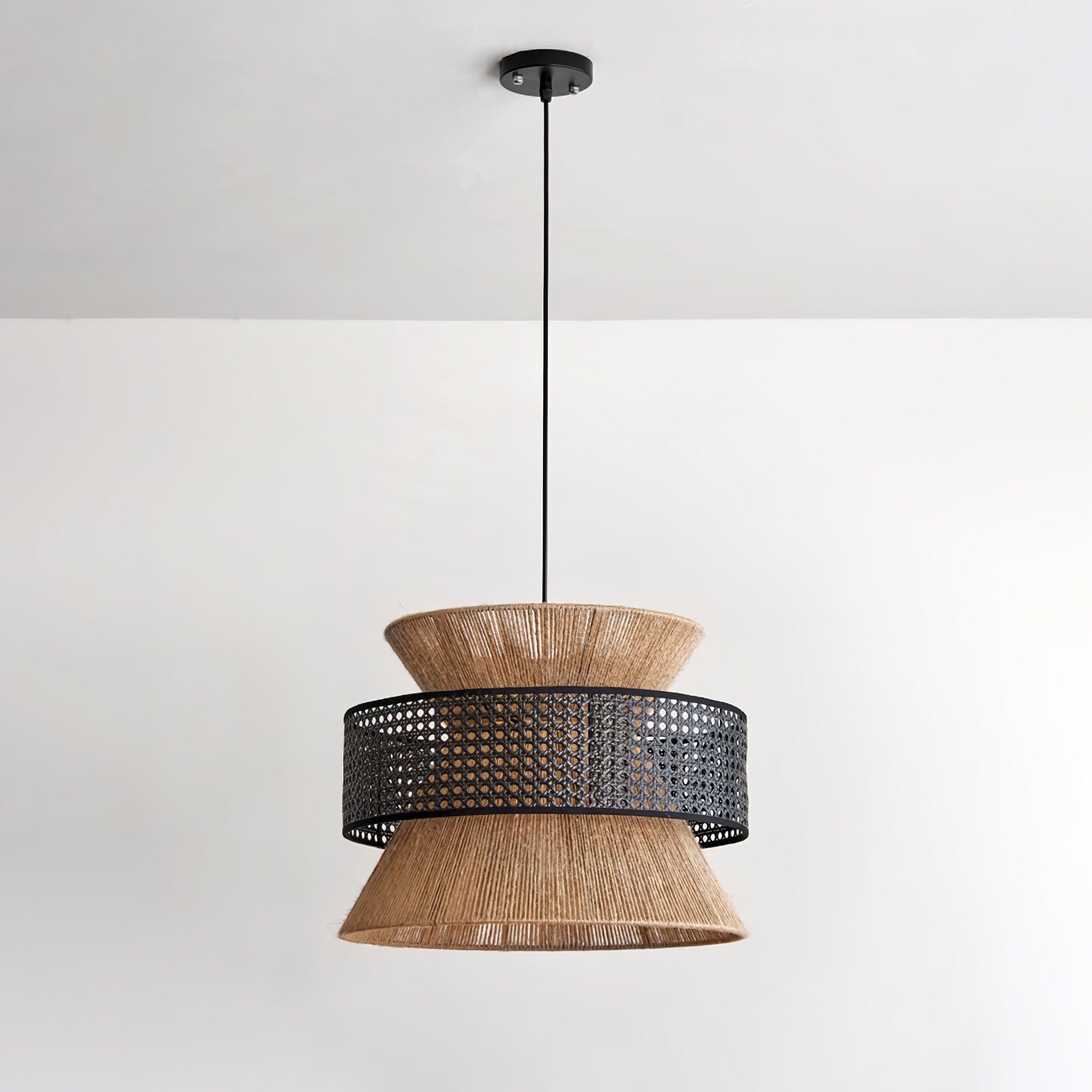 Rattan Bamboo Pendant Lamp - Cueteks