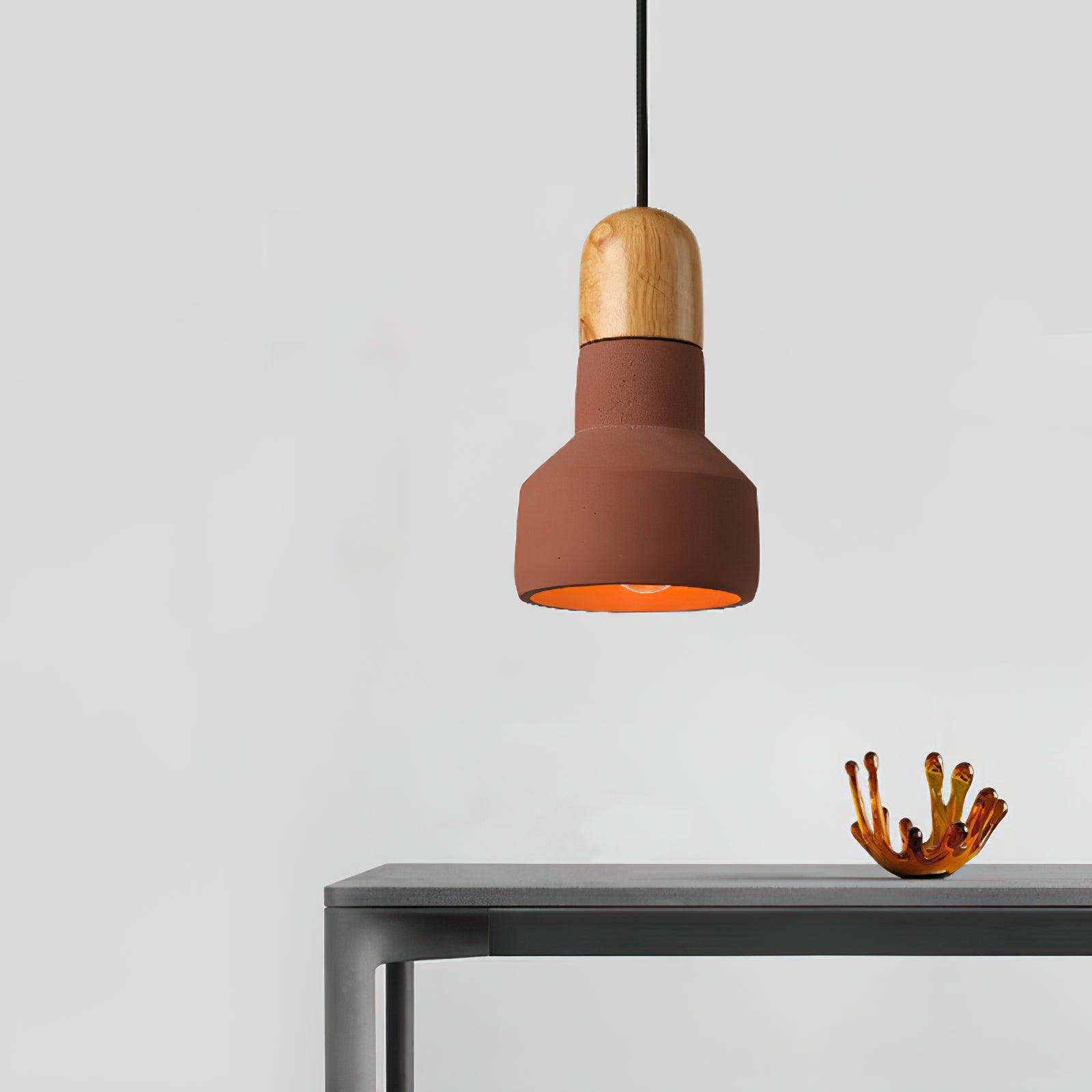 Nessa Wood Pendant Light - Cueteks