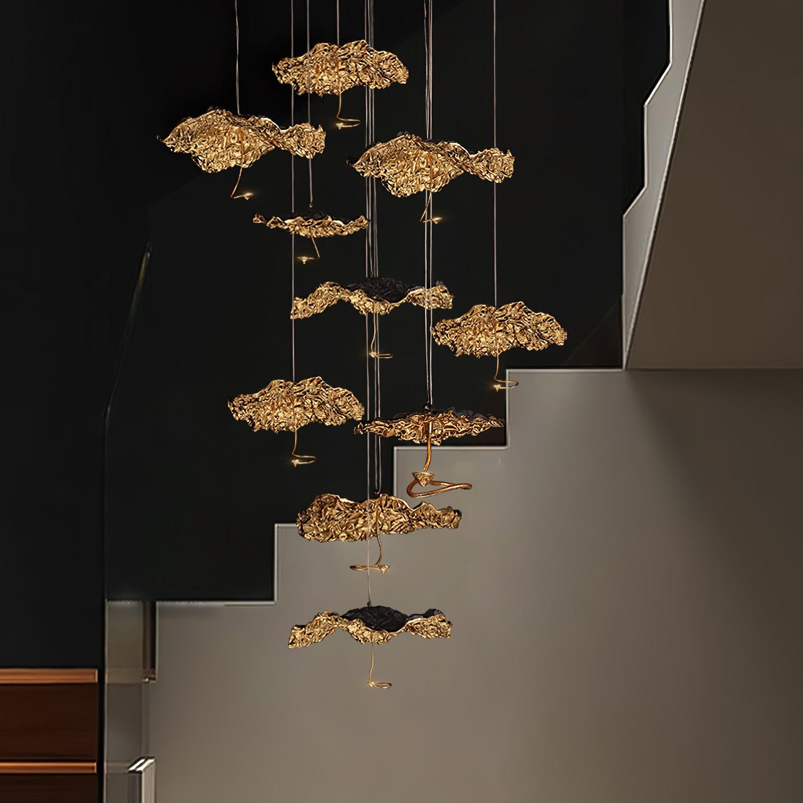 Brass Aviary Constellation Chandelier - Cueteks