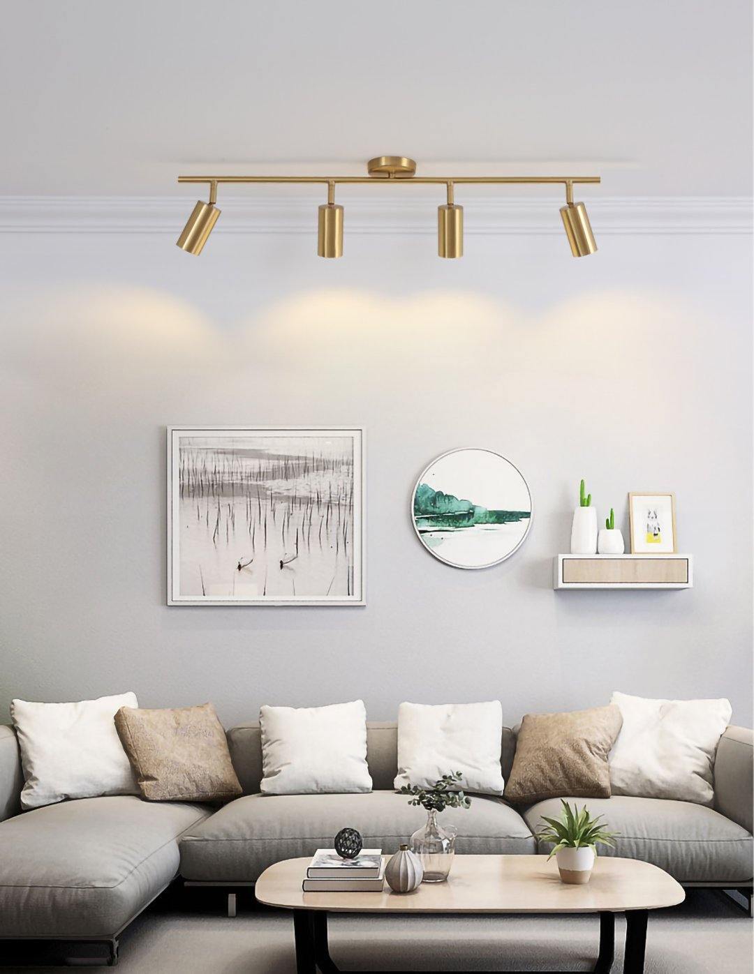 Cylinder Brass Series Ceiling Lamp - Cueteks