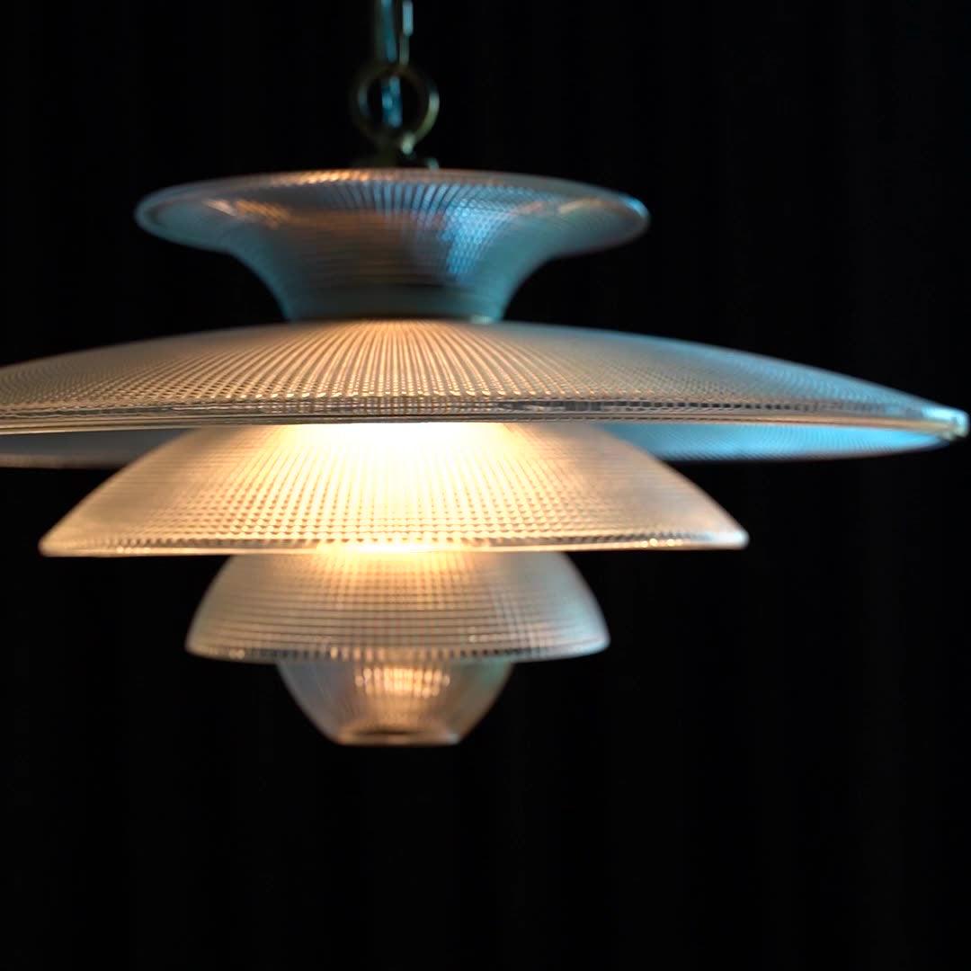 Grid Glass Pendant Light - Cueteks