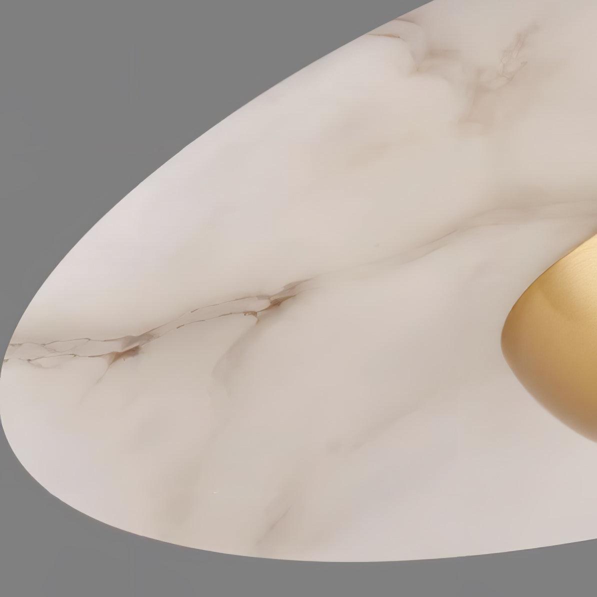 Flying Saucer Marble Pendant Lamp - Cueteks