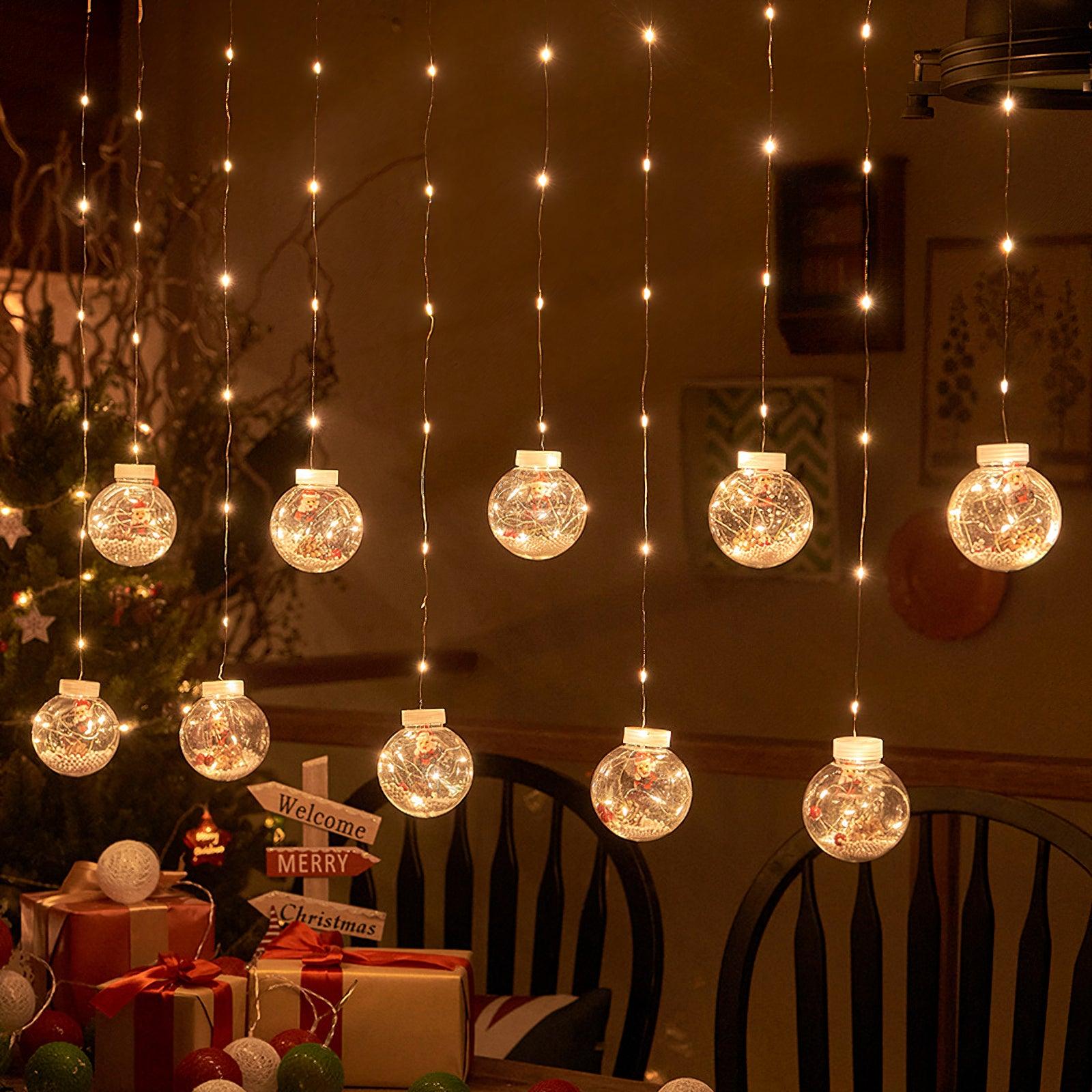 Christmas Ball String Lights - Cueteks