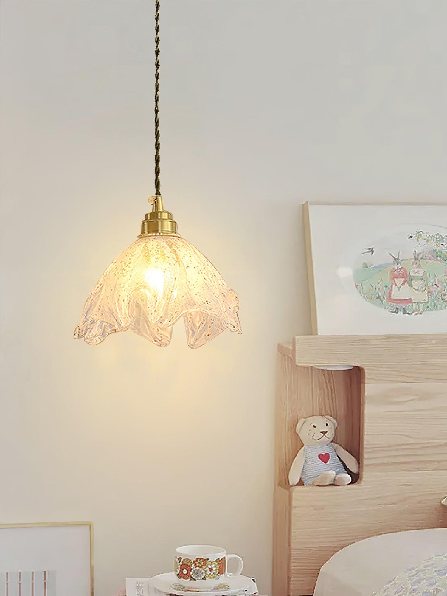 Lotus Crystal Small Pendant Light - Cueteks