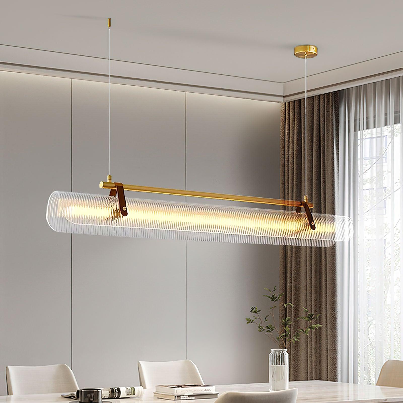 Acrylic Linear Chandelier - Cueteks